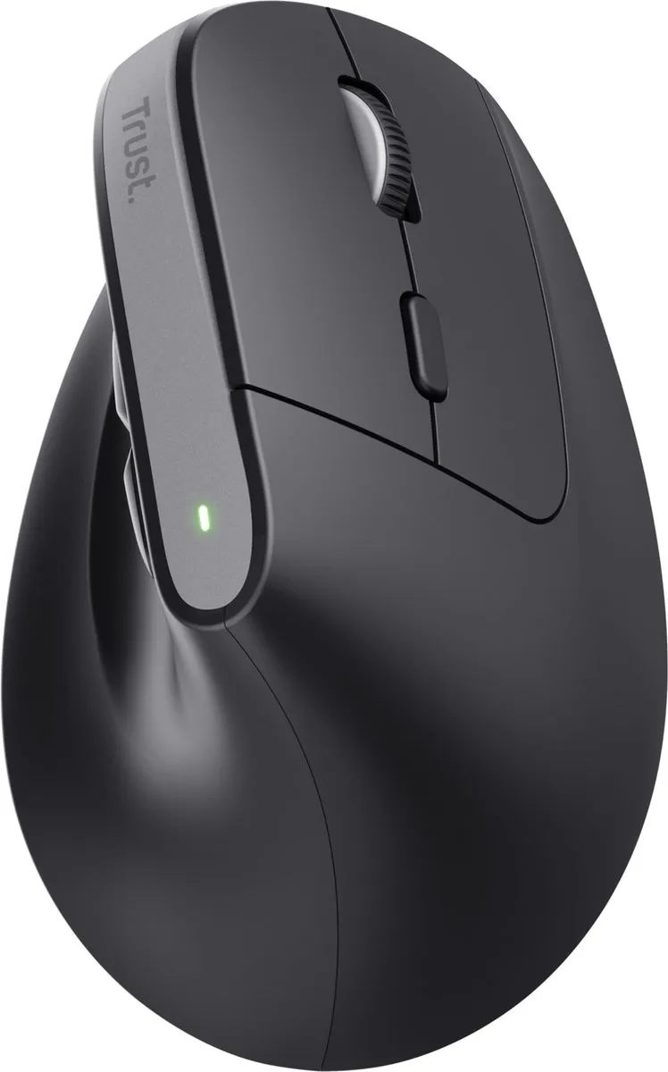 Trust Bayo+ 25146 Draadloze Ergonomische Muis - Zwart