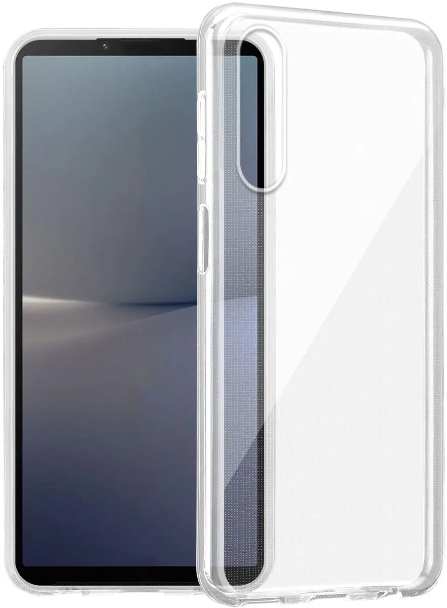 Cadorabo Hoesje geschikt voor Sony Xperia 10 V in VOLLEDIG TRANSPARANT Niet-verg