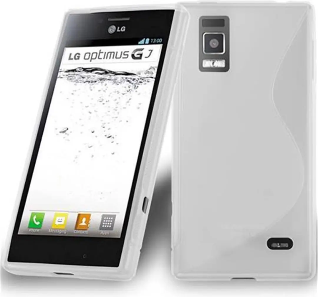 Cadorabo Hoesje geschikt voor LG OPTIMUS GJ in SEMI-TRANSPARANT