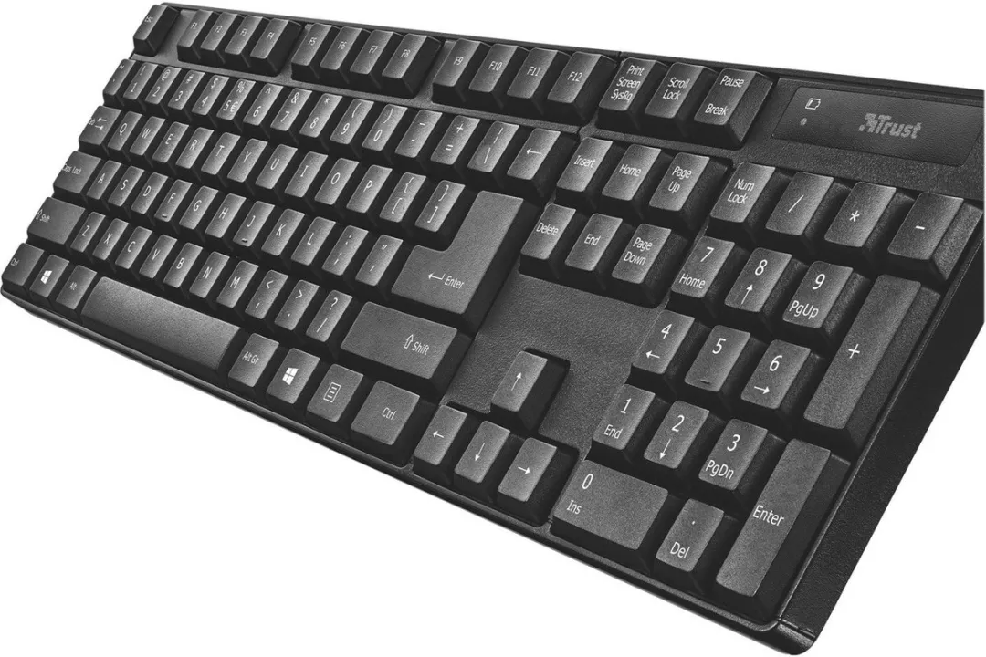 Trust Qoby 4-in-1 Thuiskantoorset - Zwart