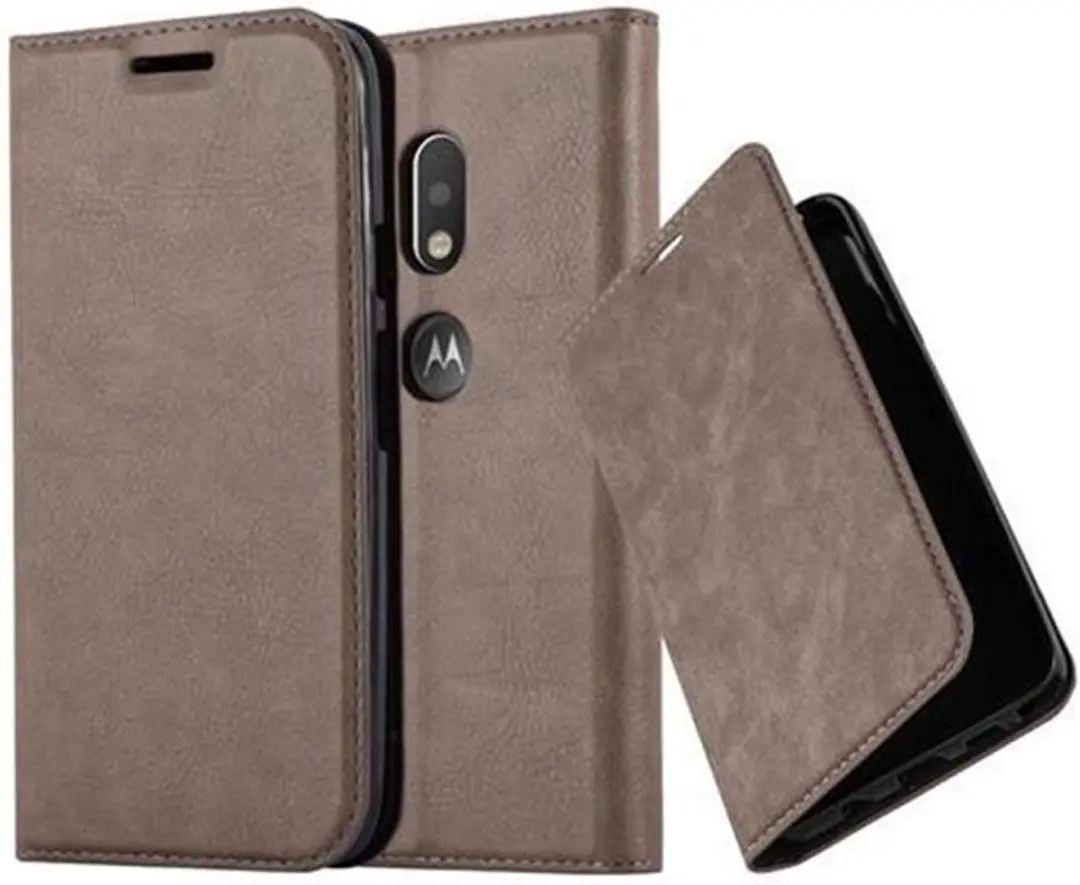 Cadorabo Hoesje geschikt voor Motorola MOTO G4 PLAY in KOFFIE BRUIN