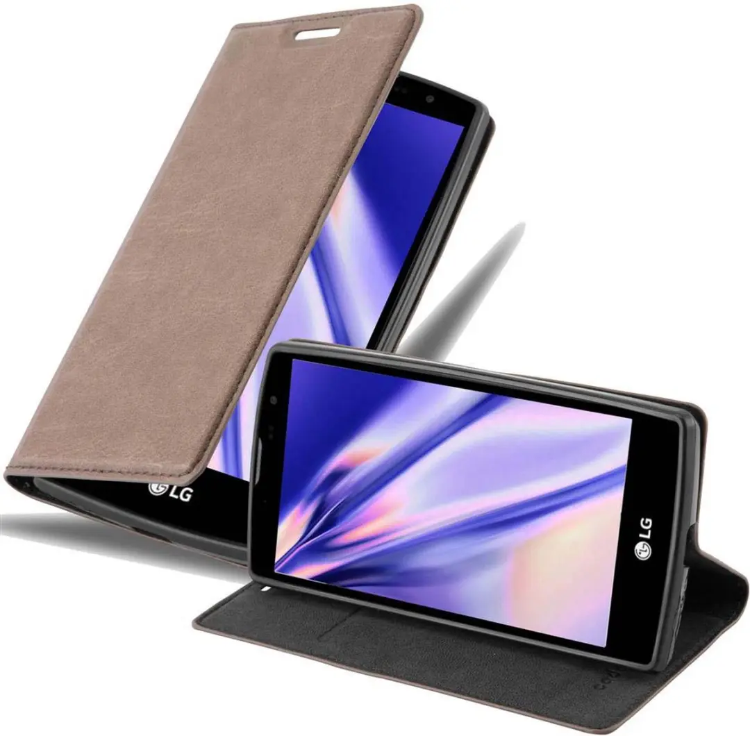 Cadorabo Hoesje geschikt voor LG G4C / G4 MINI / MAGNA in KOFFIE BRUIN