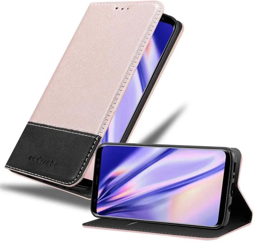 Cadorabo Hoesje geschikt voor Samsung Galaxy S8 in ROSE GOUD ZWART