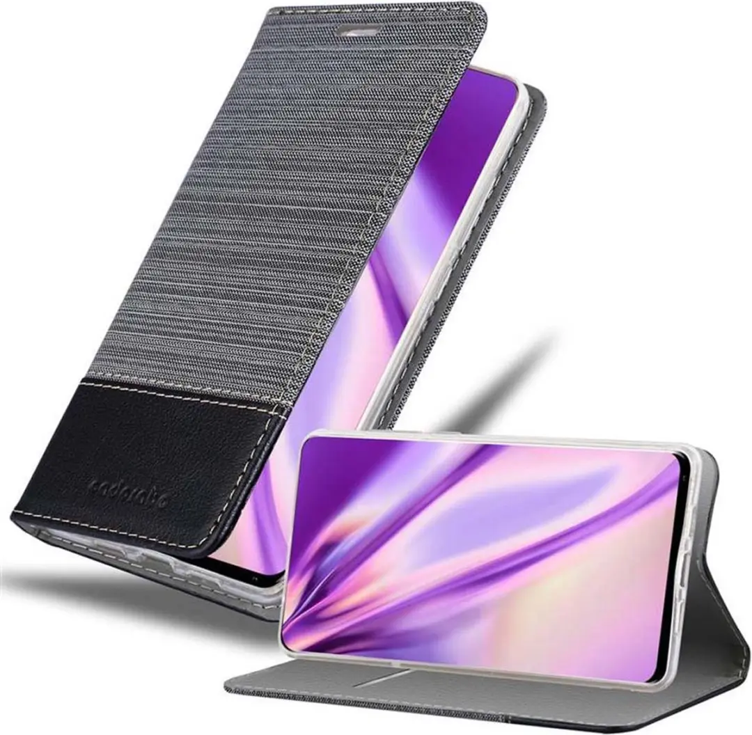 Cadorabo Hoesje geschikt voor Xiaomi Mi MIX 2 in GRIJS ZWART
