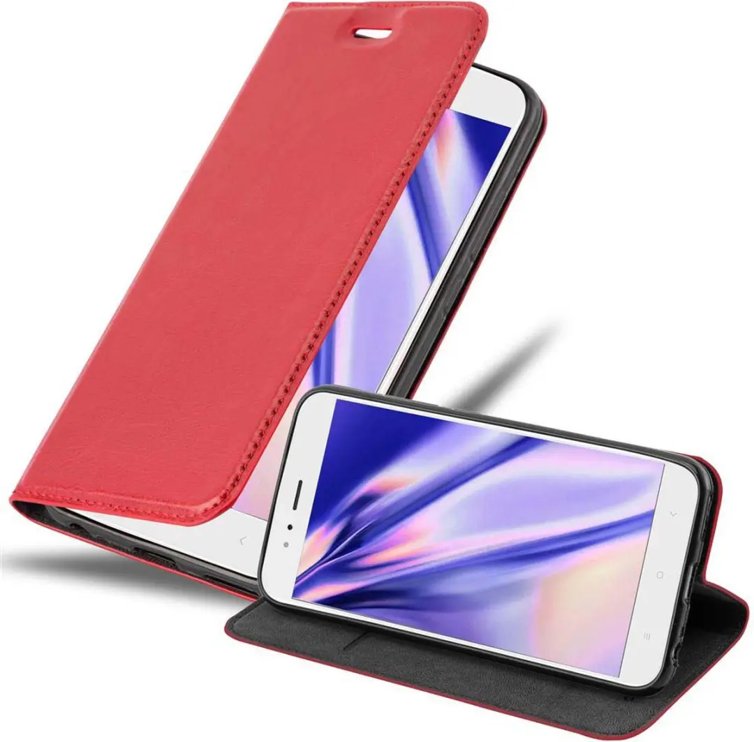 Cadorabo Hoesje geschikt voor Xiaomi Mi A1 / Mi 5X in APPEL ROOD