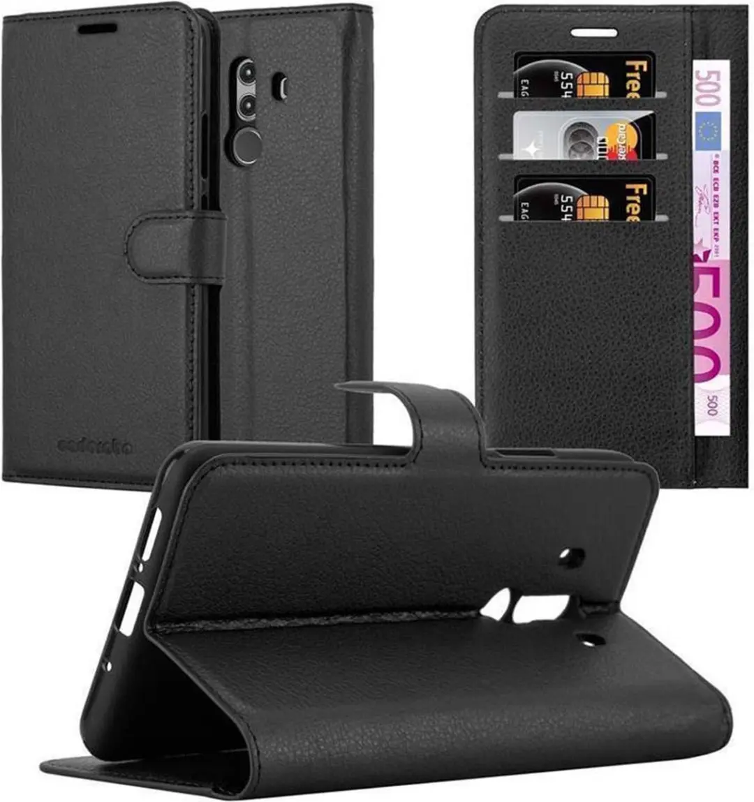 Cadorabo Hoesje geschikt voor Huawei MATE 10 PRO in PHANTOM ZWART