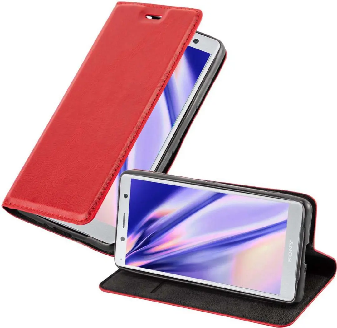 Cadorabo Hoesje geschikt voor Sony Xperia XZ2 in APPEL ROOD
