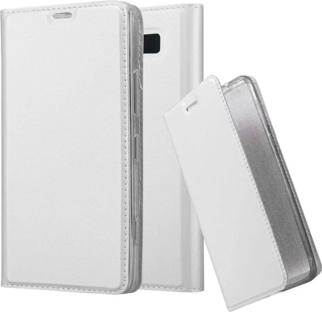Cadorabo Hoesje geschikt voor Nokia Lumia 950 in CLASSY ZILVER