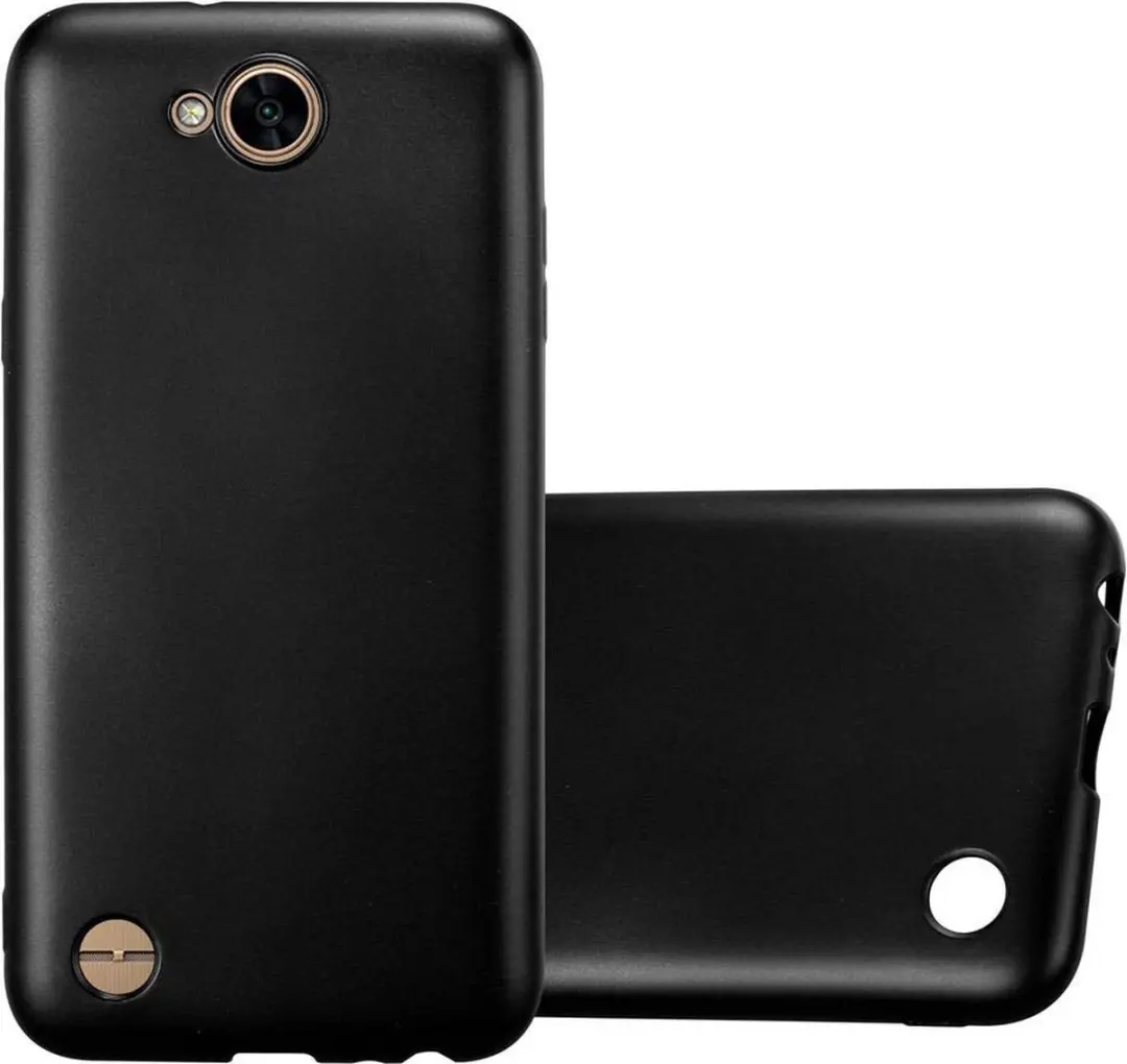 Cadorabo Hoesje geschikt voor LG X POWER 2 in METALLIC ZWART