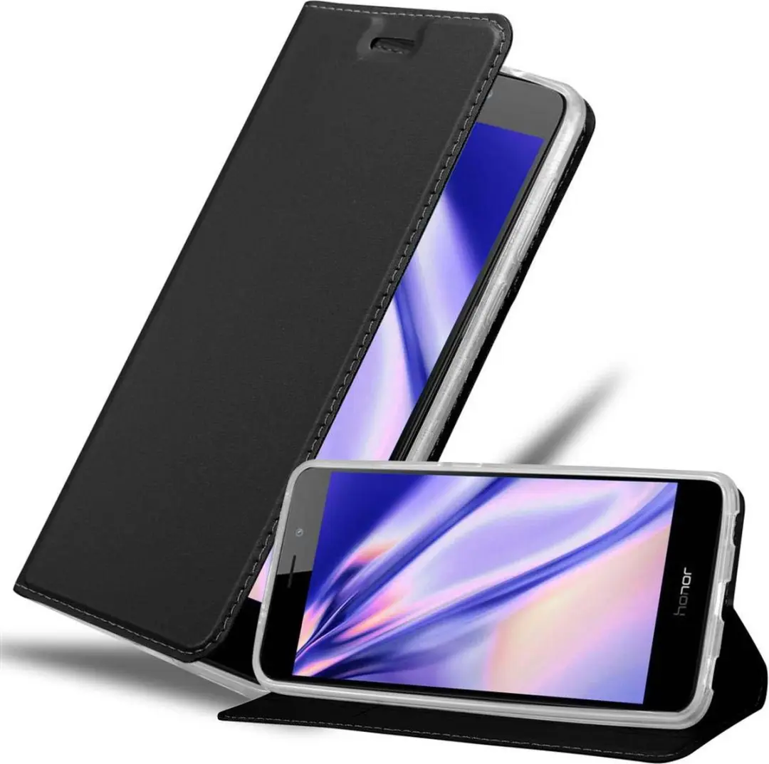 Cadorabo Hoesje geschikt voor Honor 5C in CLASSY ZWART