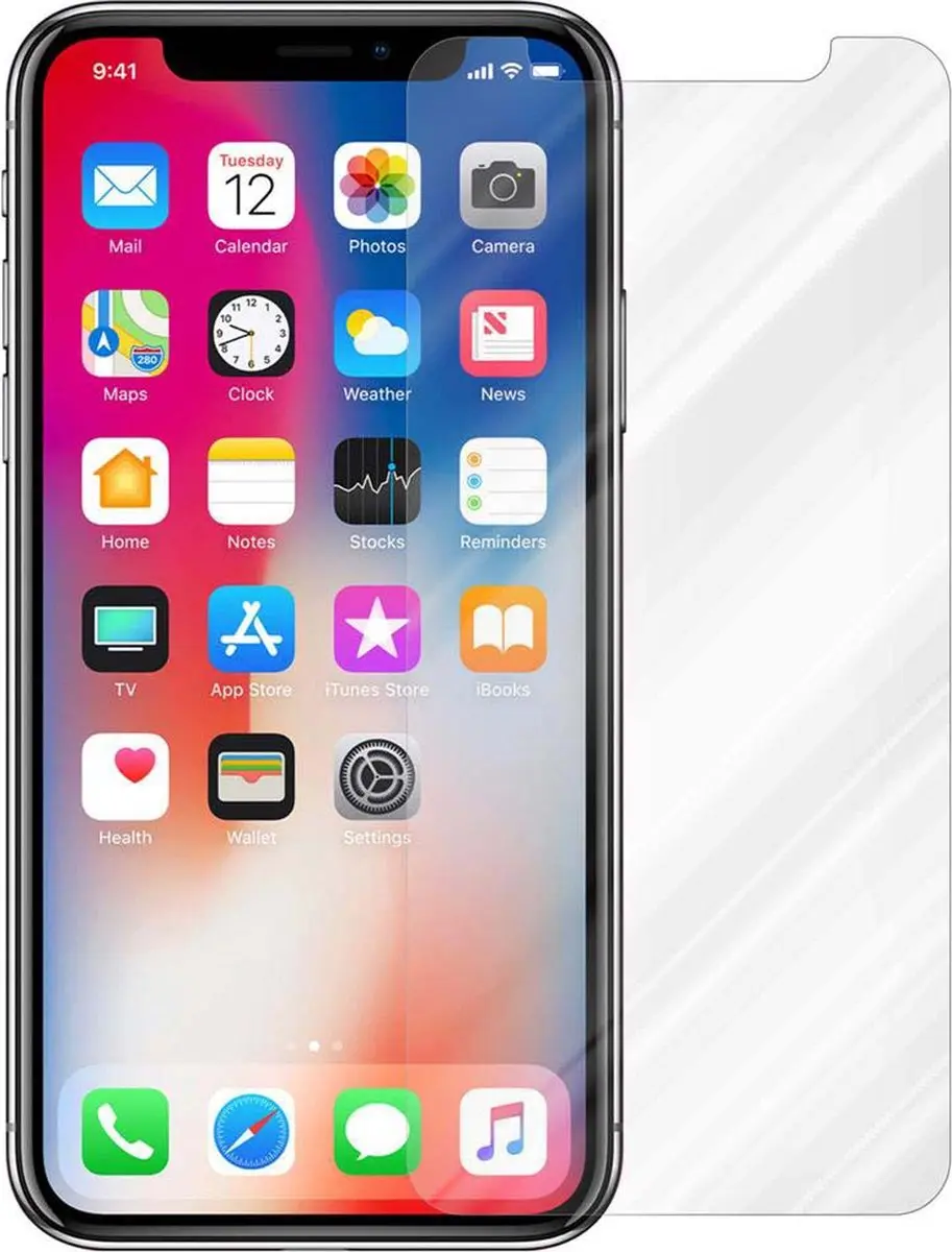 Cadorabo Pantser film geschikt voor Apple iPhone X / XS in KRISTALHELDER