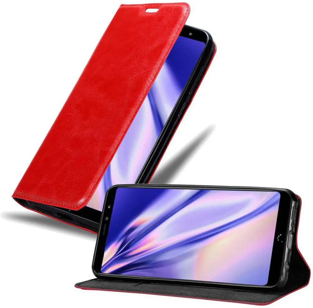 Cadorabo Hoesje geschikt voor BQ Aquaris X2 in APPEL ROOD