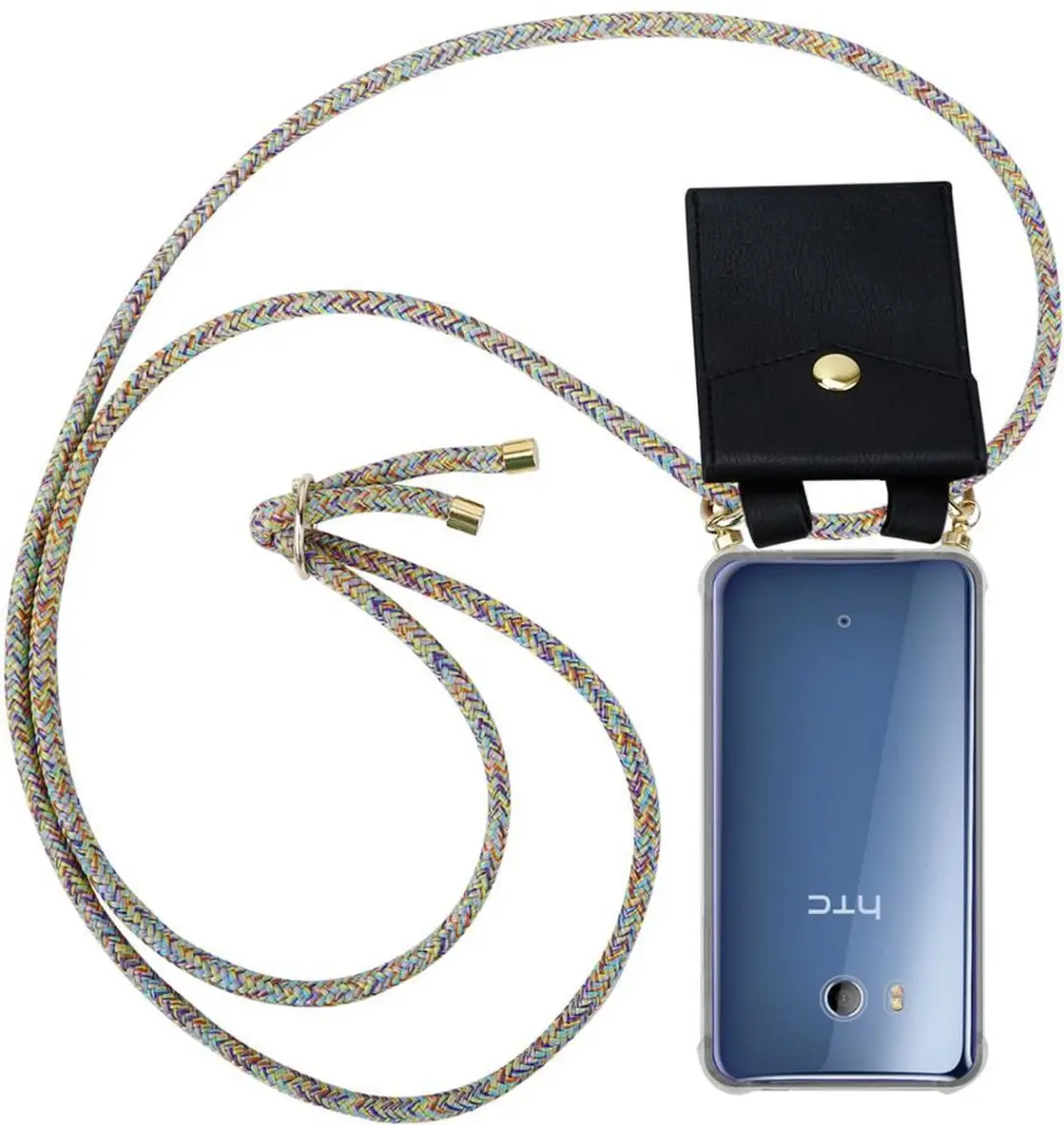 Cadorabo Hoesje geschikt voor HTC OCEAN / U11 in REGENBOOG