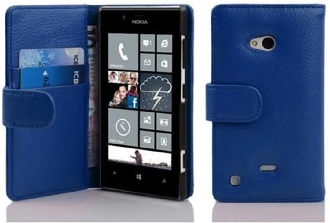Cadorabo Hoesje geschikt voor Nokia Lumia 720 in KONINGSBLAUW