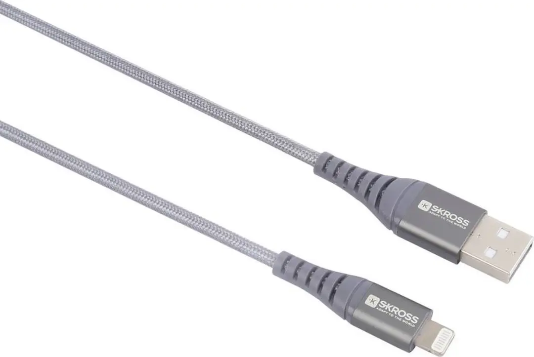 Skross USB-C naar Lightning kabel SKCA0015C-MFI120CN - 1,20 m - Space grijs - afbeelding 4 van 5