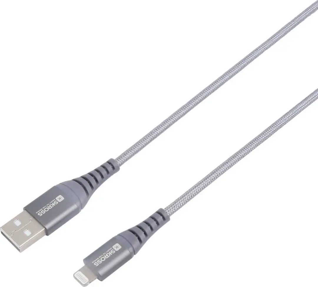 Skross USB-C naar Lightning kabel SKCA0015C-MFI120CN - 1,20 m - Space grijs - afbeelding 2 van 5