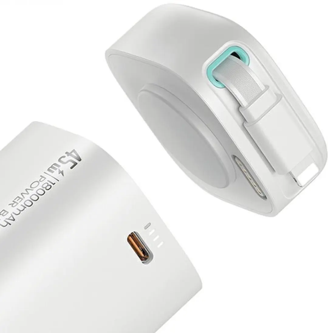 USAMS XMF Series Powerbank 18000mAh - 45W - Wit - afbeelding 6 van 6