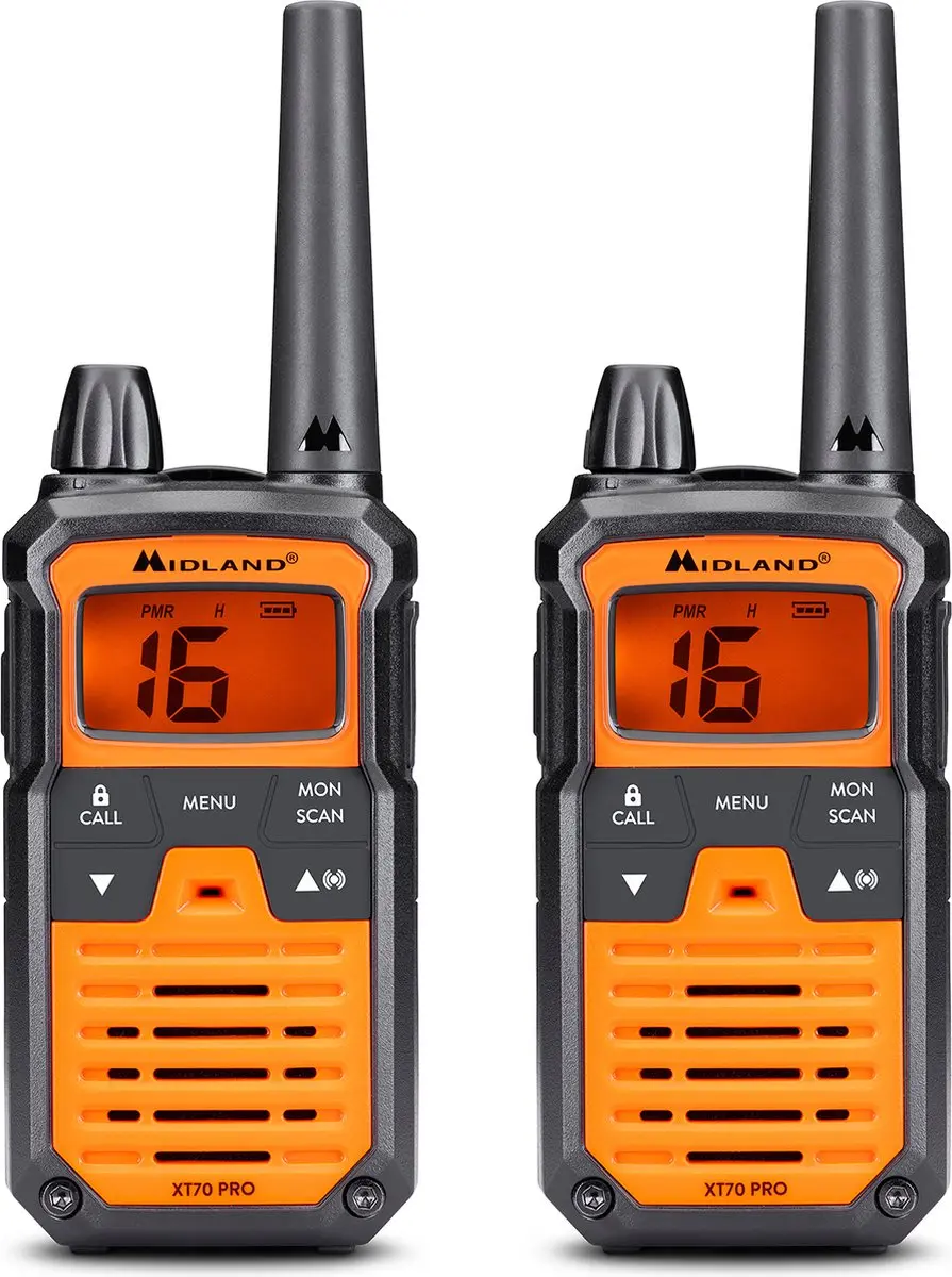 Midland XT70 Pro C1465.01 Portofoonset - Oranje - afbeelding 6 van 6
