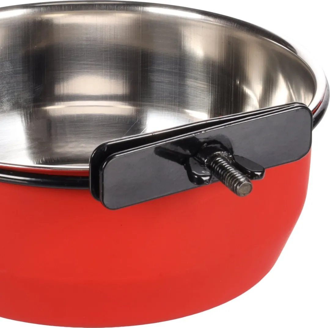Flamingo Avaro Eet- en Drinkpot 15cm - 880ml - Rood/Zwart