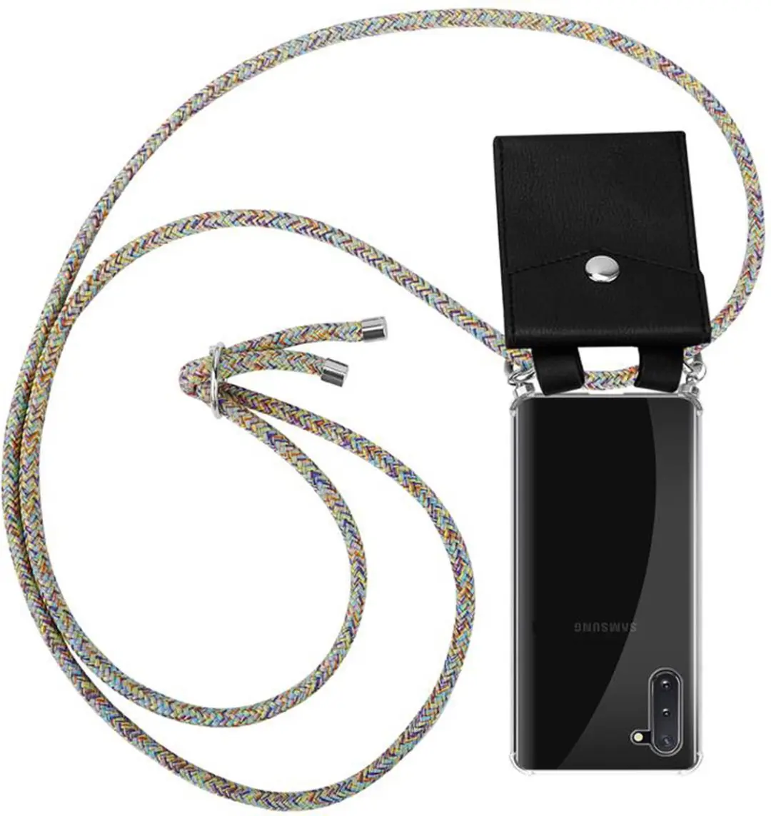 Cadorabo Hoesje geschikt voor Samsung Galaxy NOTE 10 in REGENBOOG