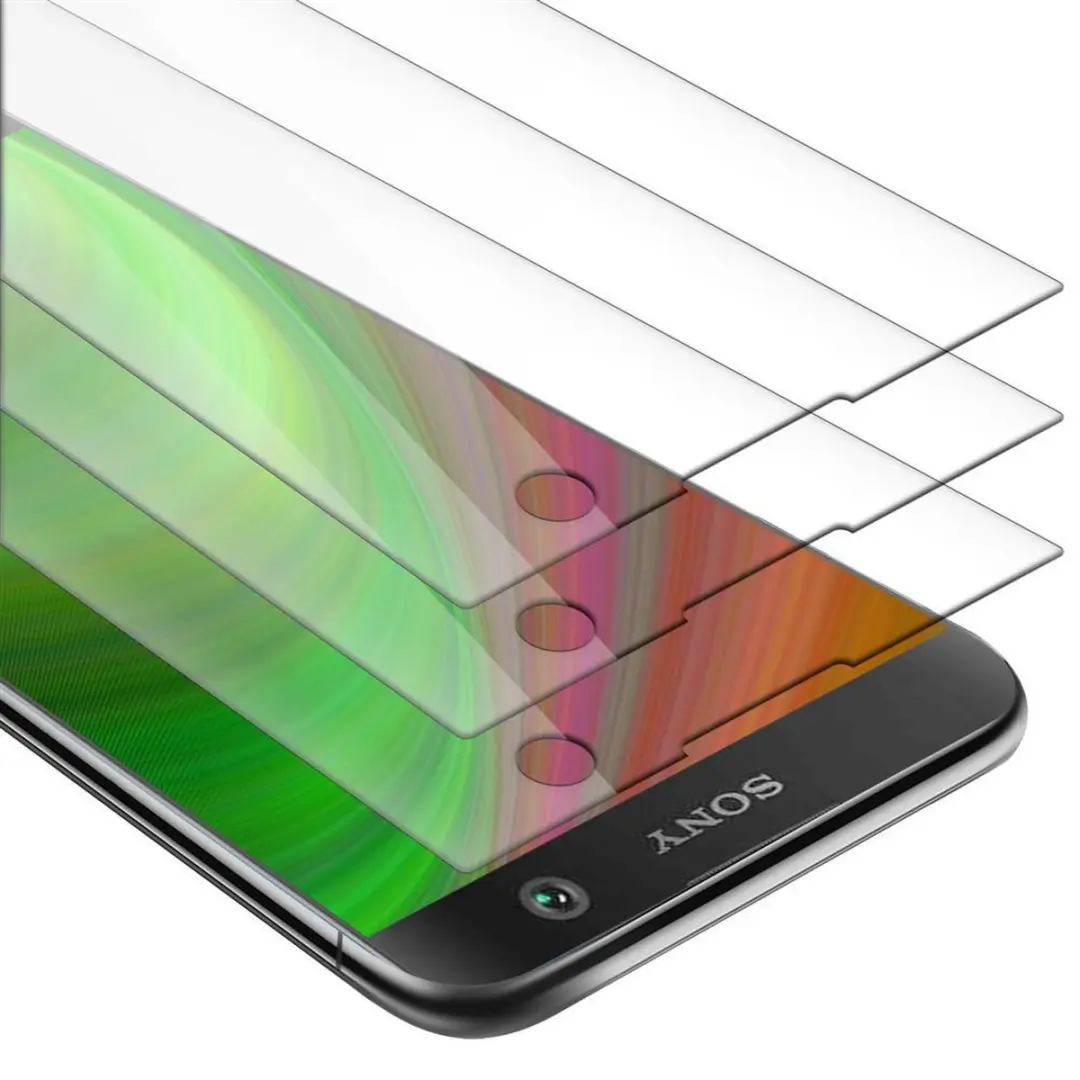 Cadorabo 3x Screenprotector geschikt voor Sony Xperia XA2 ULTRA