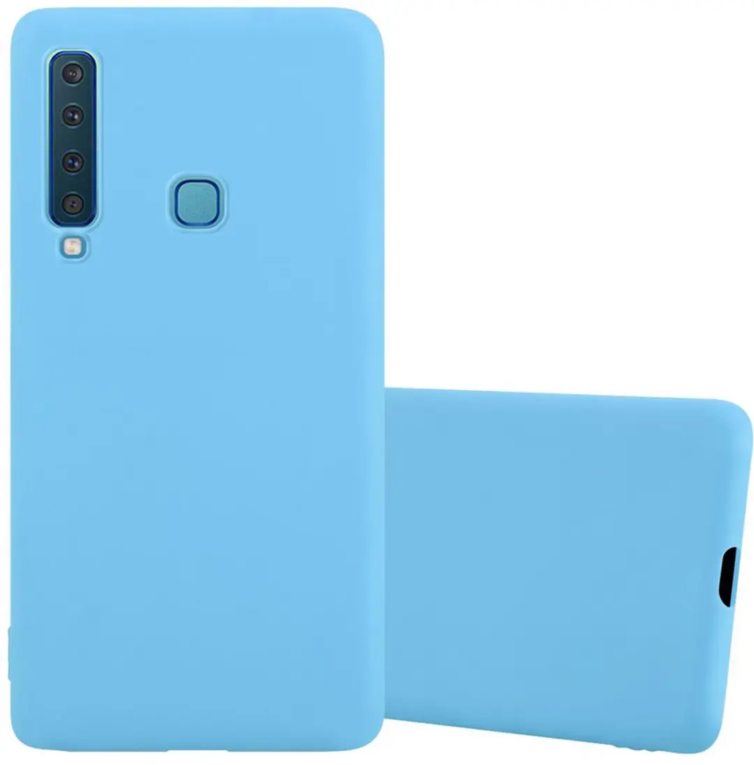 Cadorabo Hoesje geschikt voor Samsung Galaxy A9 2018 in CANDY BLAUW