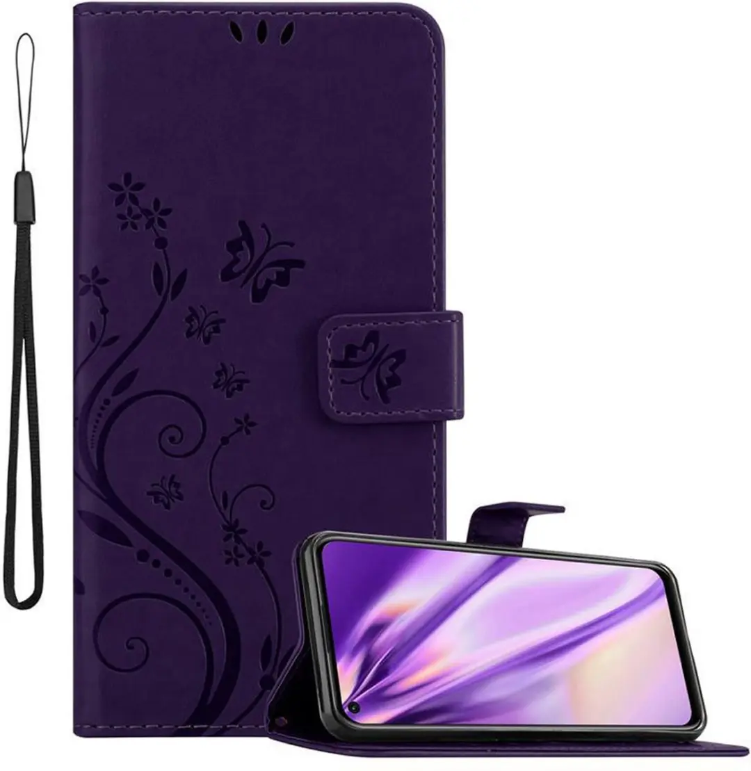 Cadorabo Hoesje geschikt voor Huawei NOVA 6 SE / P40 LITE / NOVA 7i in BLOEMEN D