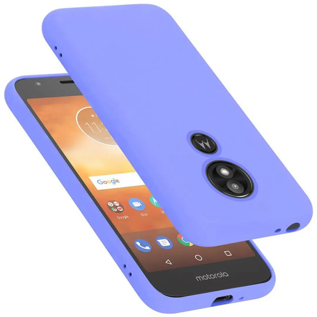Cadorabo Hoesje geschikt voor Motorola MOTO E5 PLAY GO in LIQUID LICHT PAARS