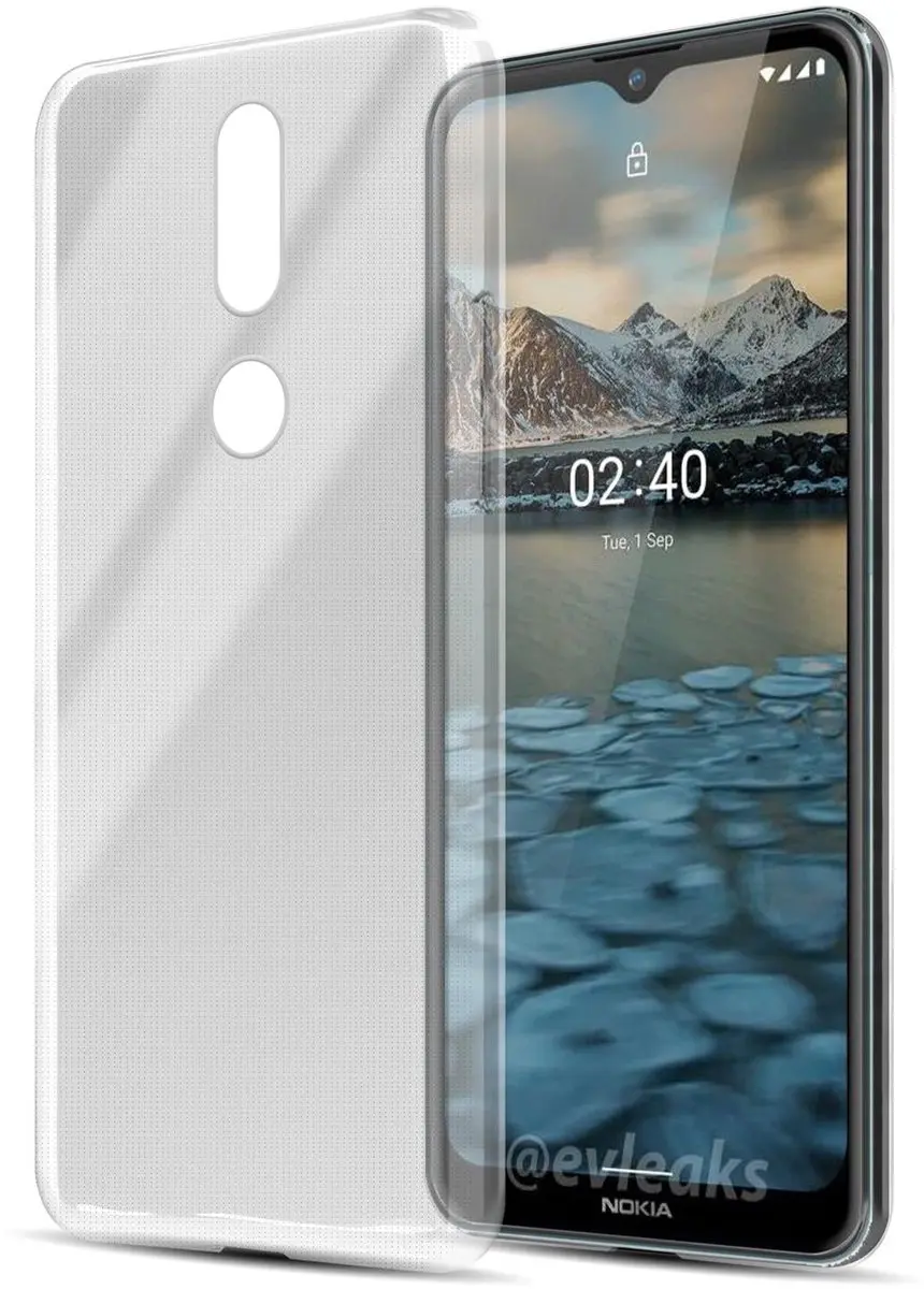 Cadorabo Hoesje geschikt voor Nokia 2.4 in VOLLEDIG TRANSPARANT - Beschermhoes gemaakt van flexibel TPU Silicone Case Cover