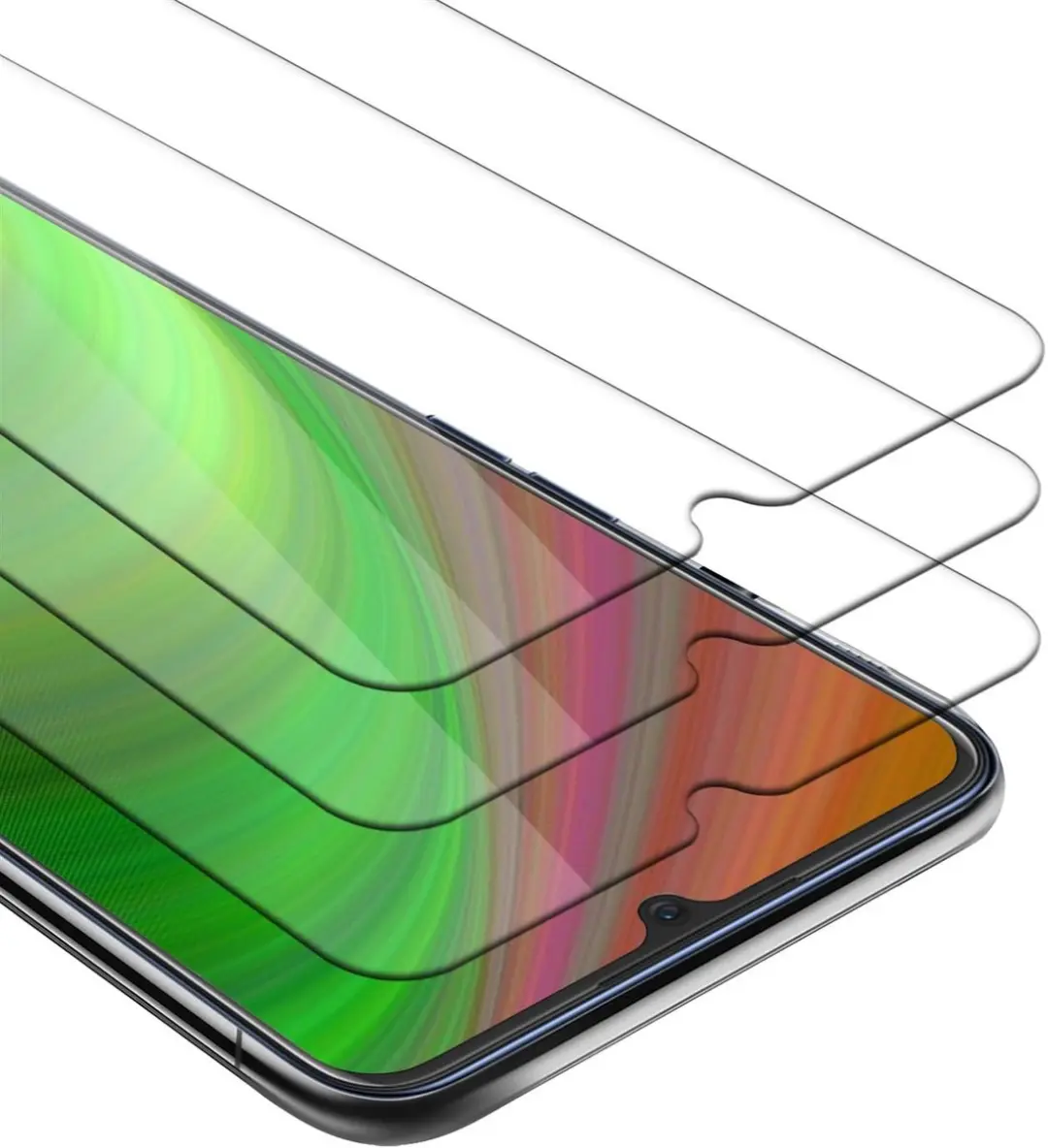 Cadorabo 3x Screenprotector geschikt voor Oppo A91