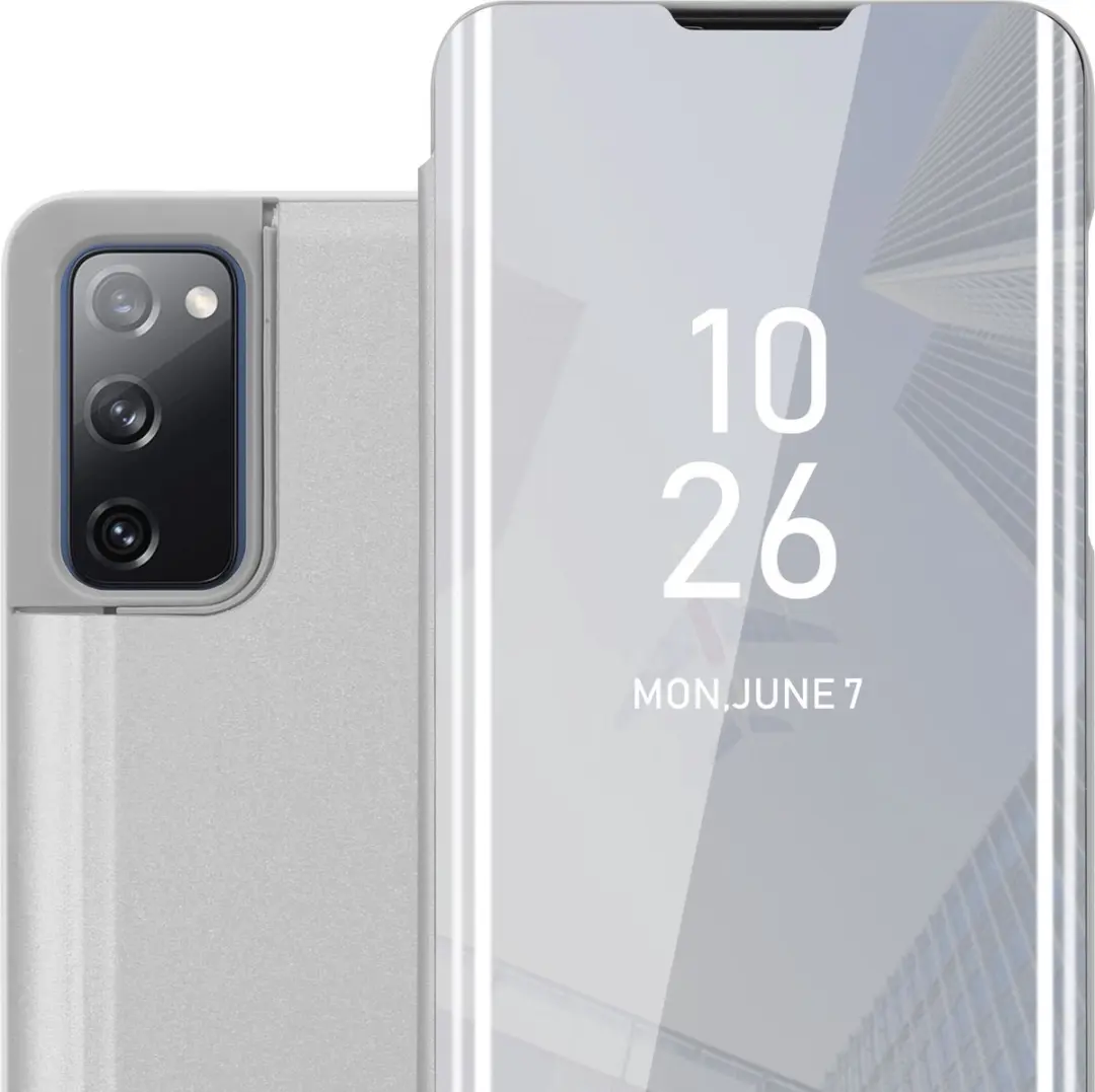 Cadorabo Hoesje geschikt voor Samsung Galaxy S20 FE in AGAAT ZILVER