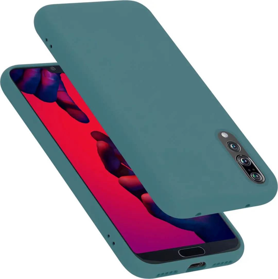 Cadorabo Hoesje geschikt voor Huawei P20 PRO / P20 PLUS in LIQUID GROEN