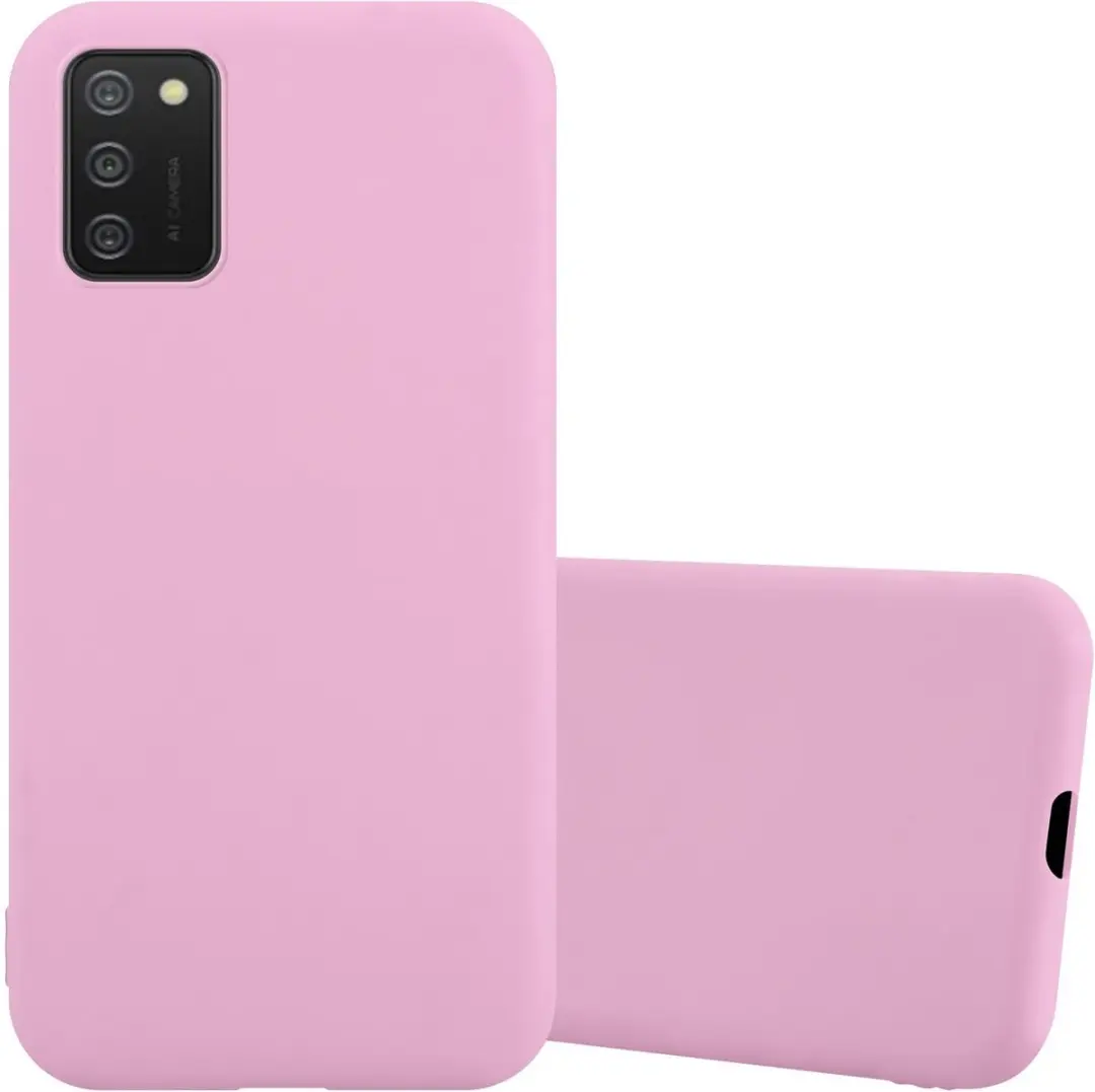 Cadorabo Hoesje geschikt voor Samsung Galaxy A02s in CANDY ROZE
