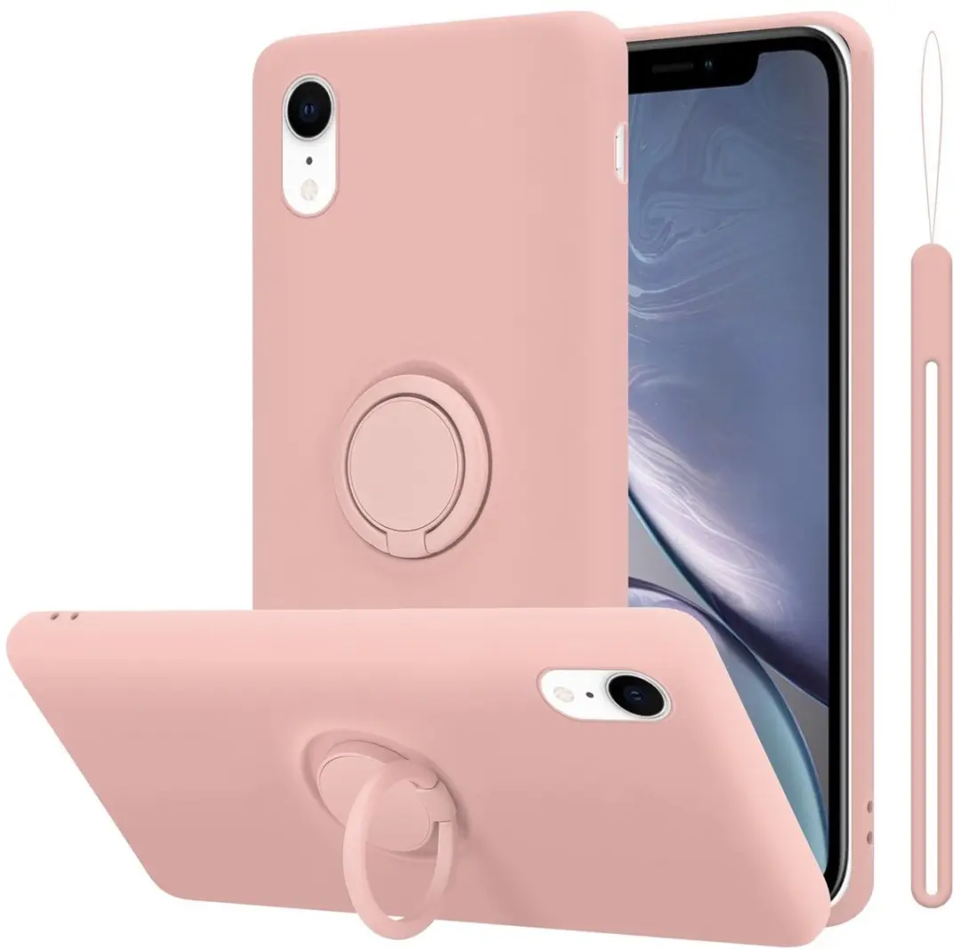 Cadorabo Hoesje geschikt voor Apple iPhone XR in LIQUID ROZE