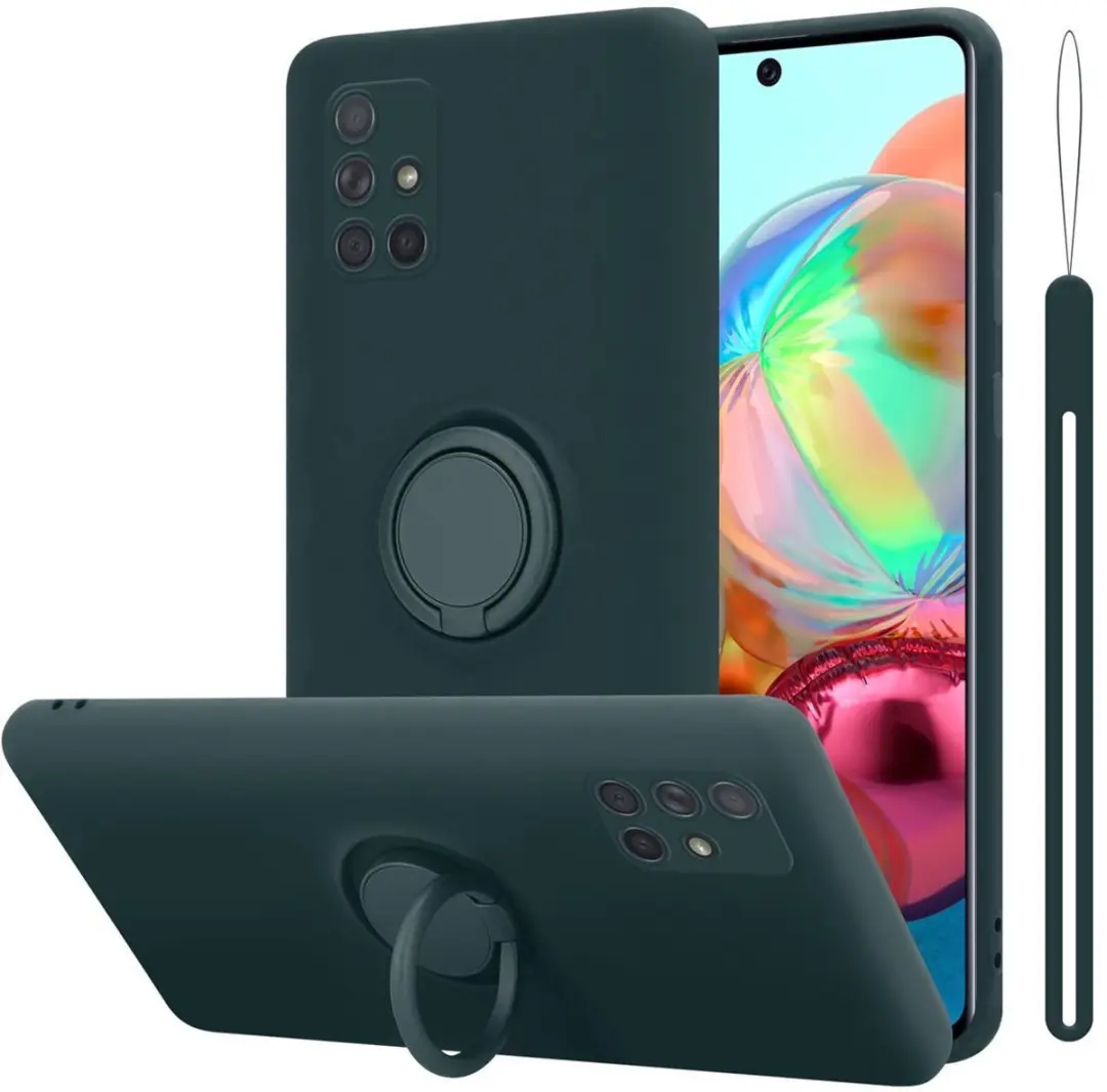 Cadorabo Hoesje geschikt voor Samsung Galaxy A51 4G / M40s in LIQUID GROEN