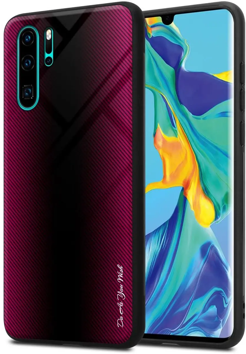Cadorabo Hoesje geschikt voor Huawei P30 PRO in PAARS ROZE