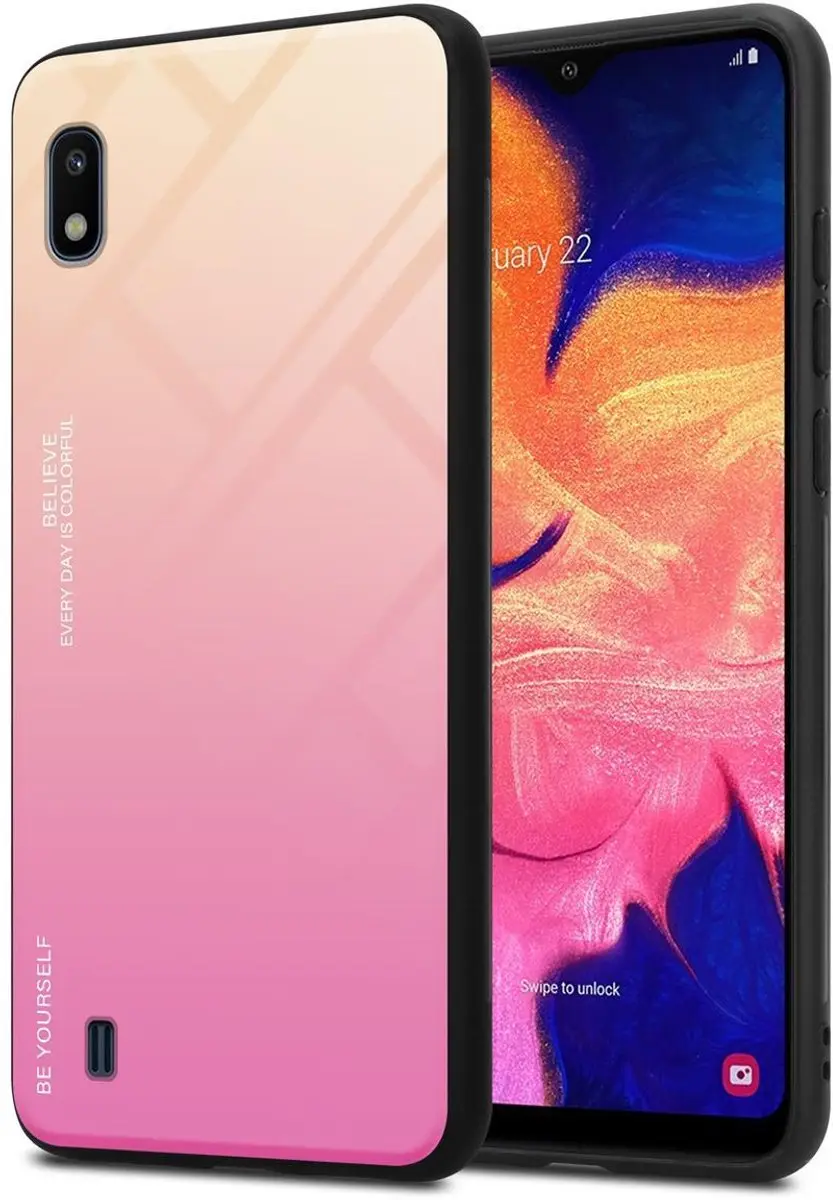 Cadorabo Hoesje geschikt voor Samsung Galaxy A10 / M10 in GEEL