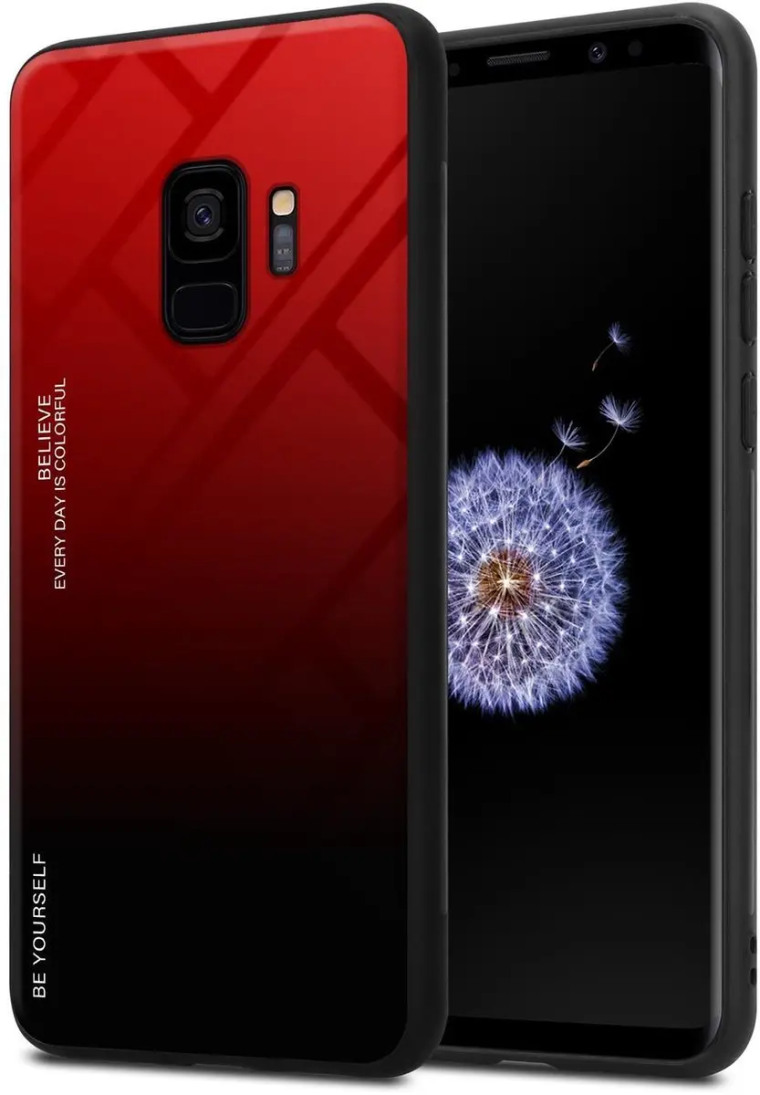 Cadorabo Hoesje geschikt voor Samsung Galaxy S9 in ROOD