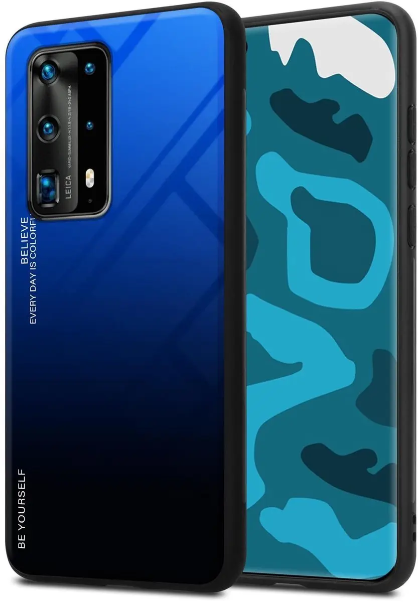 Cadorabo Hoesje geschikt voor Huawei P40 PRO / P40 PRO+ in BLAUW