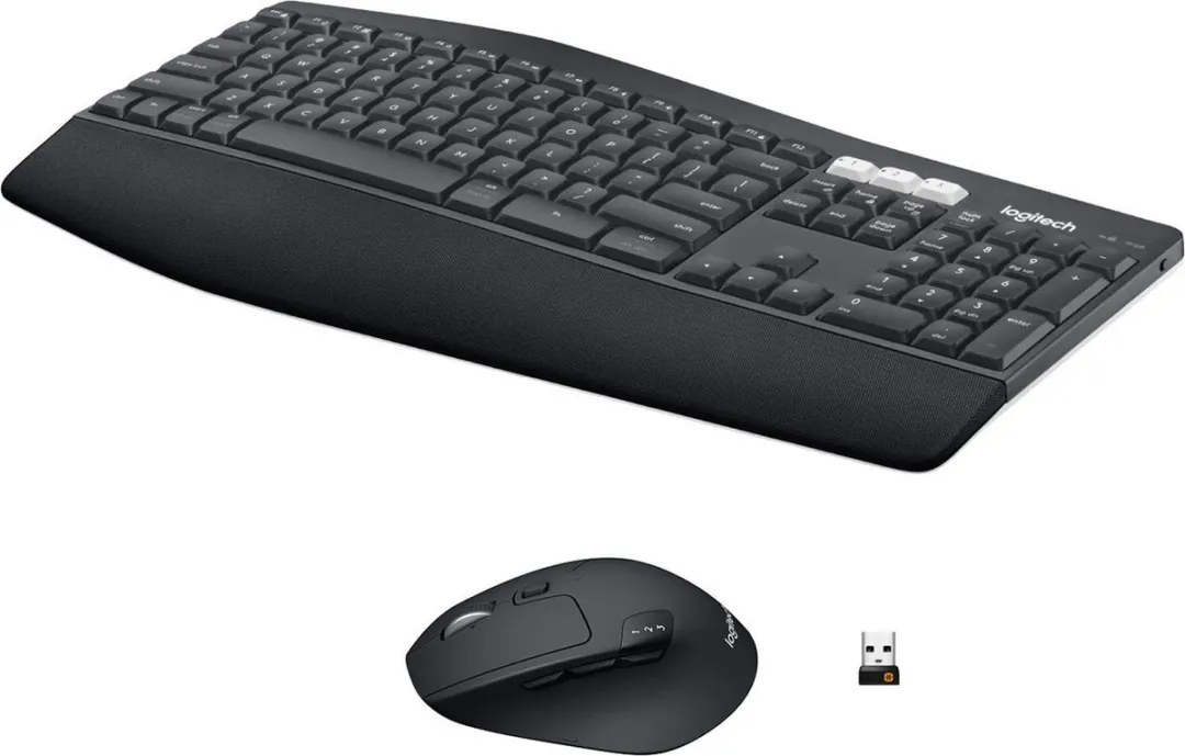 Logitech MK850 Performance Draadloos Toetsenbord & Muis - US QWERTY ISO - Zwart/Grijs