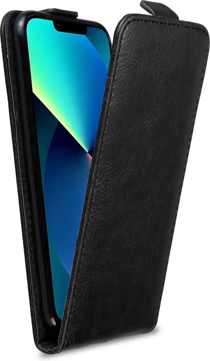 Cadorabo Hoesje geschikt voor Apple iPhone 13 PRO in KAVIAAR ZWART