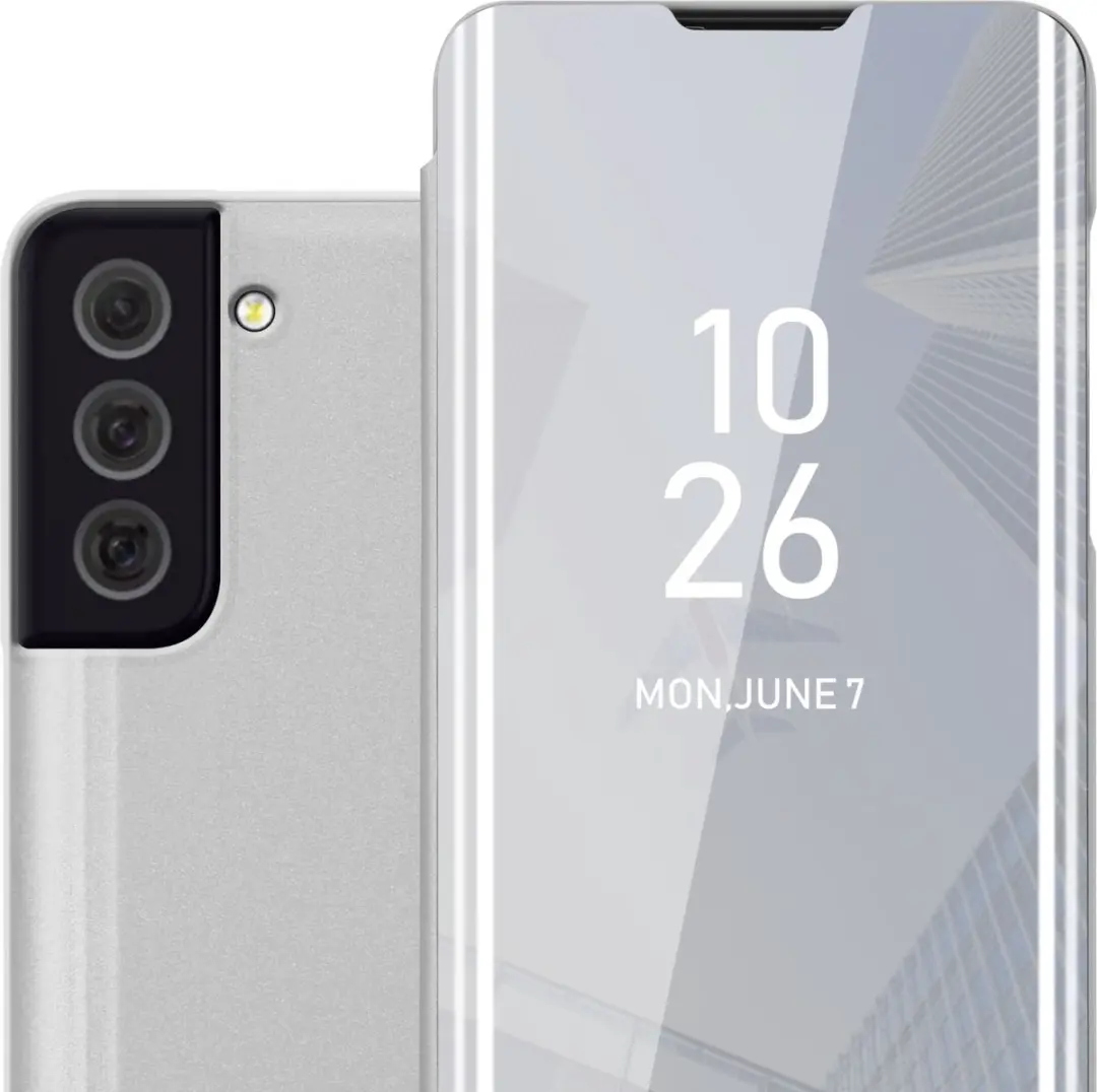 Cadorabo Hoesje geschikt voor Samsung Galaxy S22 PLUS in AGAAT ZILVER