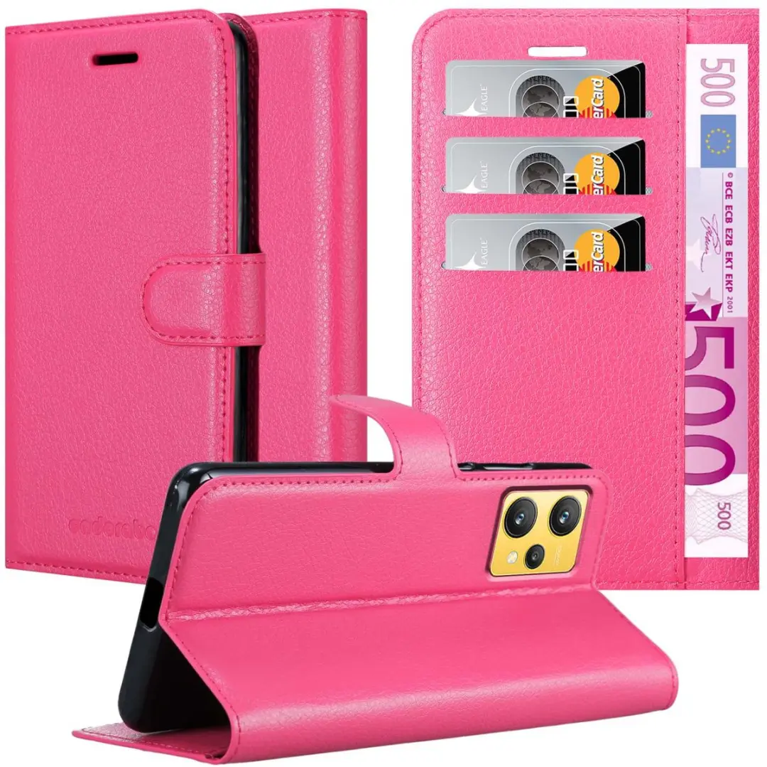 Cadorabo Hoesje geschikt voor Realme 9 4G / 9 PRO+ in KERSEN ROZE