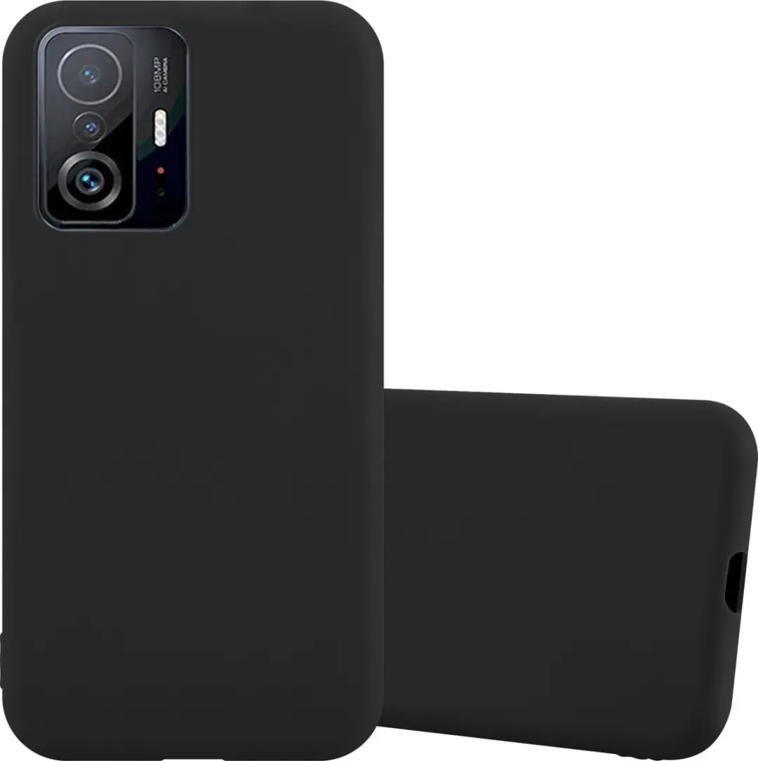 Cadorabo Hoesje geschikt voor Xiaomi 11T / 11T PRO in CANDY ZWART