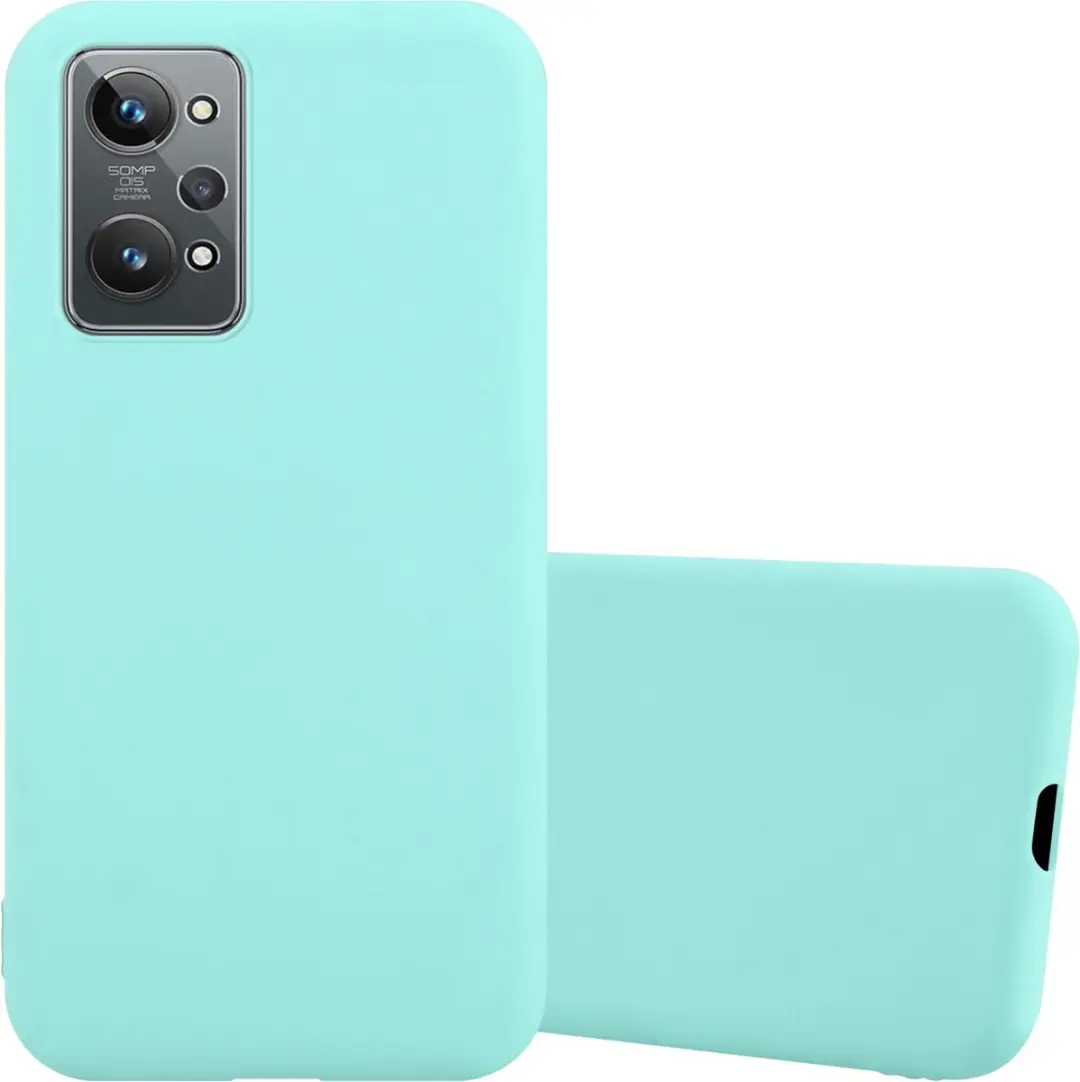 Cadorabo Hoesje geschikt voor Realme GT 2 / GT Neo 2 in CANDY BLAUW