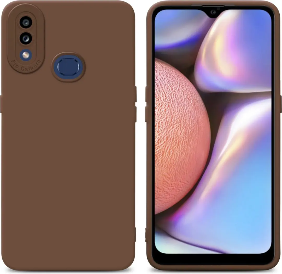 Cadorabo Hoesje geschikt voor Samsung Galaxy A10s / M01s in FLUID BRUIN