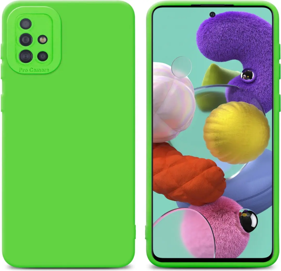 Cadorabo Hoesje geschikt voor Samsung Galaxy A51 4G / M40s in FLUID GROEN