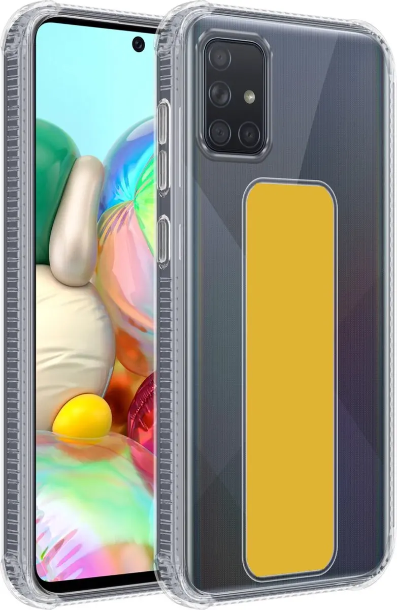 Cadorabo Hoesje geschikt voor Samsung Galaxy A51 4G / M40s in GEEL