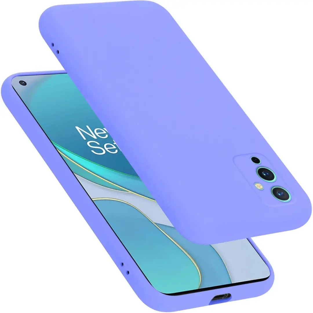 Cadorabo Hoesje geschikt voor OnePlus 9 in LIQUID LICHT PAARS