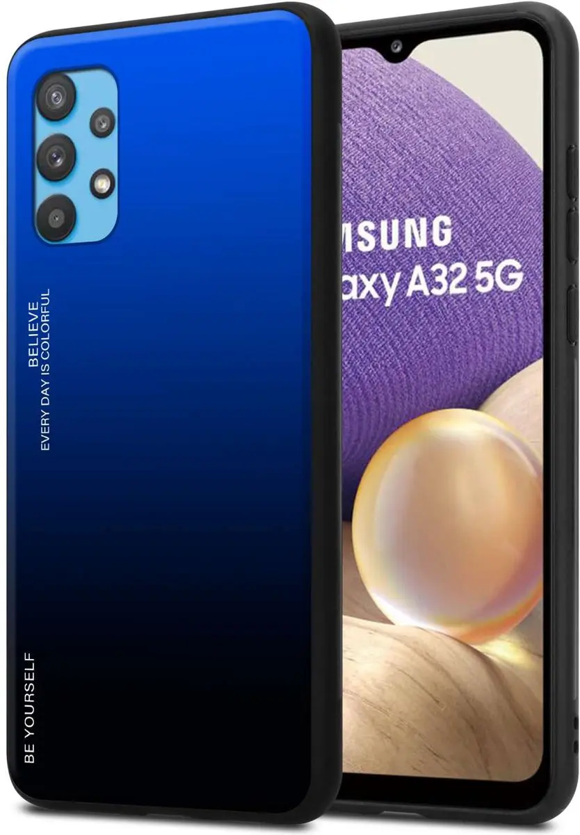 Cadorabo Hoesje geschikt voor Samsung Galaxy A32 5G in BLAUW
